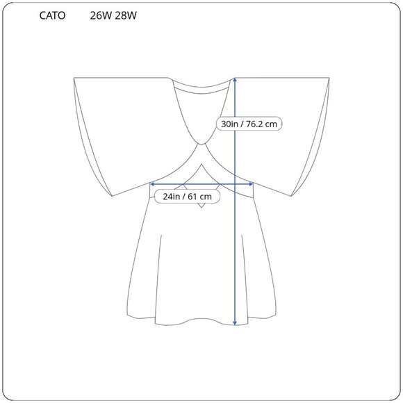 Cato Womens Top 26W 28W Plus Batwing Sleeve Blue Floral Polyester FLO205E - Picture 4 of 10